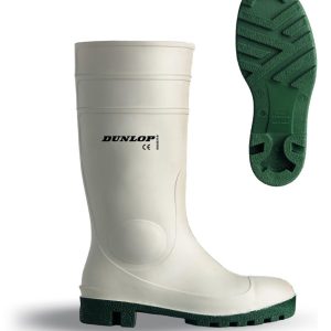 BOTAS DE AGUA CON SEGURIDAD NITRILO/PVC BLANCA