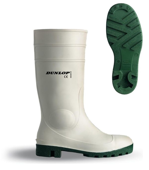 BOTAS DE AGUA CON SEGURIDAD NITRILO/PVC BLANCA