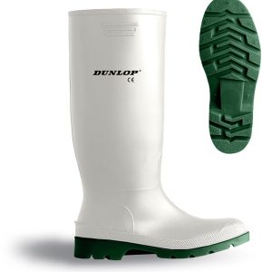 BOTAS DE AGUA DUNLOP NITRILO/ PVC BLANCO, VERDE O NEGRO BLANCA