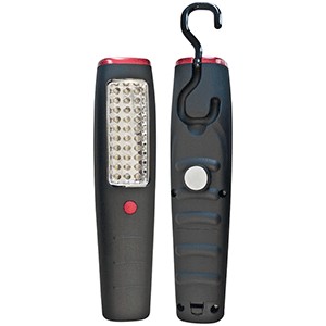 LINTERNA PORTATIL 37 LEDS CON GANCHO