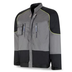 CHAQUETA SERIE PRO "FIRST LINE" TERGAL, GRIS-NEGRO