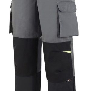 PANTALON SERIE PRO "FIRST LINE" TERGAL, GRIS/NEGRO REFUERZOS CORDURA