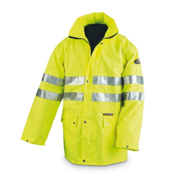 CHUBASQUERO ALTA VISIBILIDAD, IMPERMEABLE AMARILLO Y NARANJA