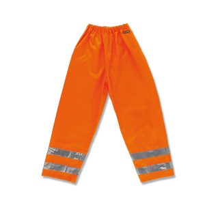 PANTALON IMPERMEABLE, ALTA VISIBILIDAD, AMARILLO Y NARANJA.