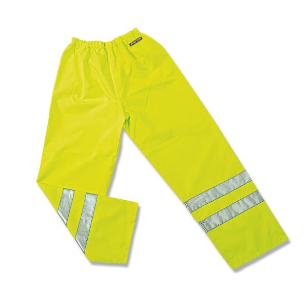 PANTALON IMPERMEABLE, ALTA VISIBILIDAD, AMARILLO Y NARANJA.