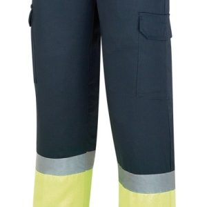 PANTALON NORMAL TERGAL, ALTA VISIBILIDAD, MIXTO AMARILLO/AZUL MARINO O VERDE