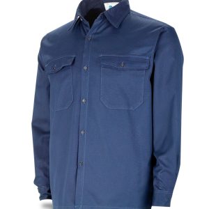 CAMISA IGNIFUGA Y ANTIESTATICA AZUL MARINO INHERENTE