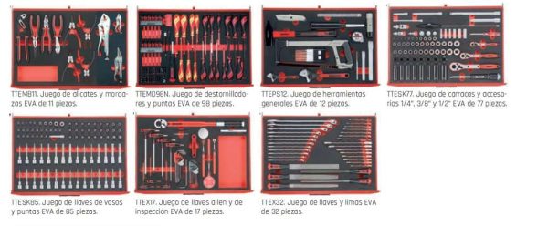 CARRO DE HERRAMIENTAS PARA TALLER TCMME11A (TENGTOOLS) - Imagen 2