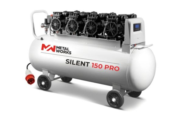 COMPRESOR SILENT 150 PRO - SIN ACEITE - 150 L (METAL WORKS)