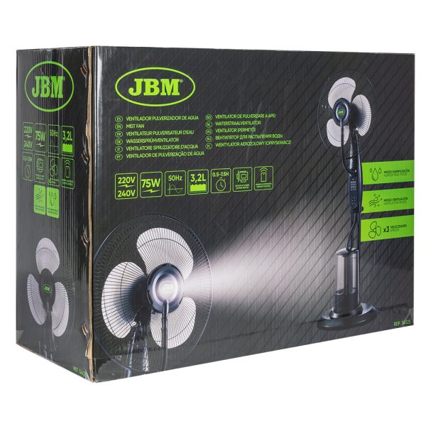 VENTILADOR PULVERIZADOR DE AGUA (JBM) - Imagen 2