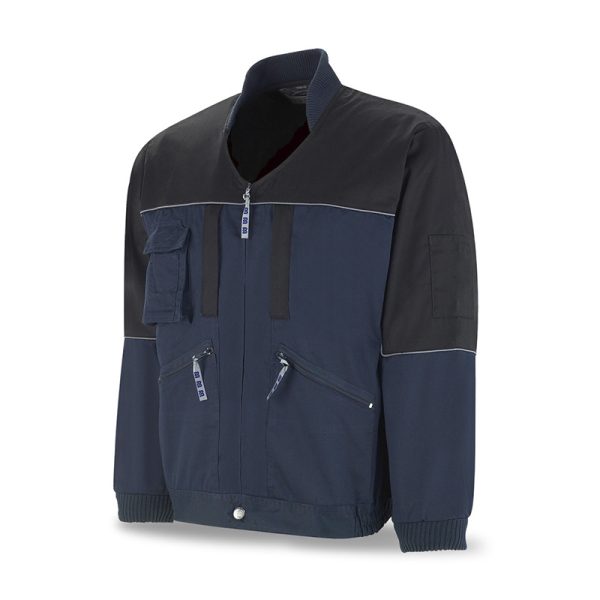 CHAQUETA PRO FIRST LINE 588CTAN "AZUL MARINO/NEGRO" (MARCA)