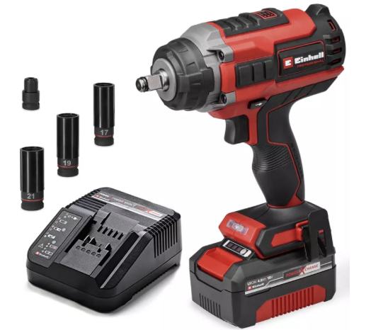 Professional llave de impacto a batería IMPAXXO 18/450 (1x4,0Ah) 4510074 EINHELL