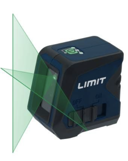 Nivel láser - 2 líneas cruzadas mini verde LIMIT 1000-G ASLAK